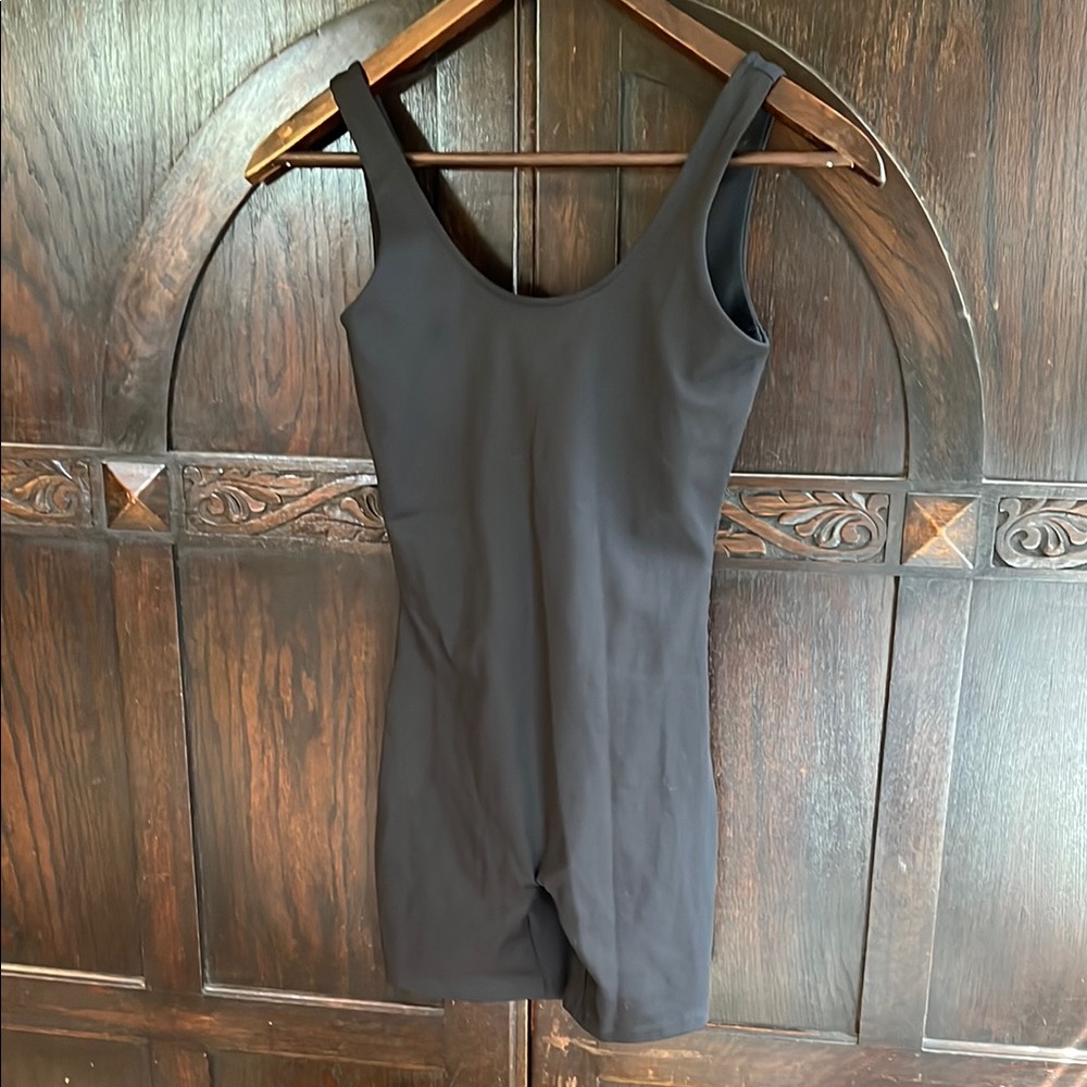 Girlfriend Collective black bike unitard - new without tags!